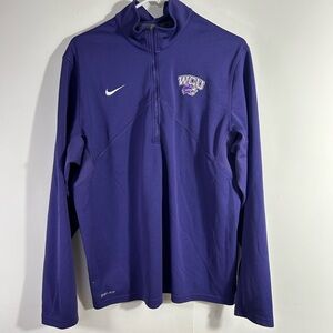 Western Carolina University Nike Dry Fit Quarter Zip Long Sleeve WCU Pullover